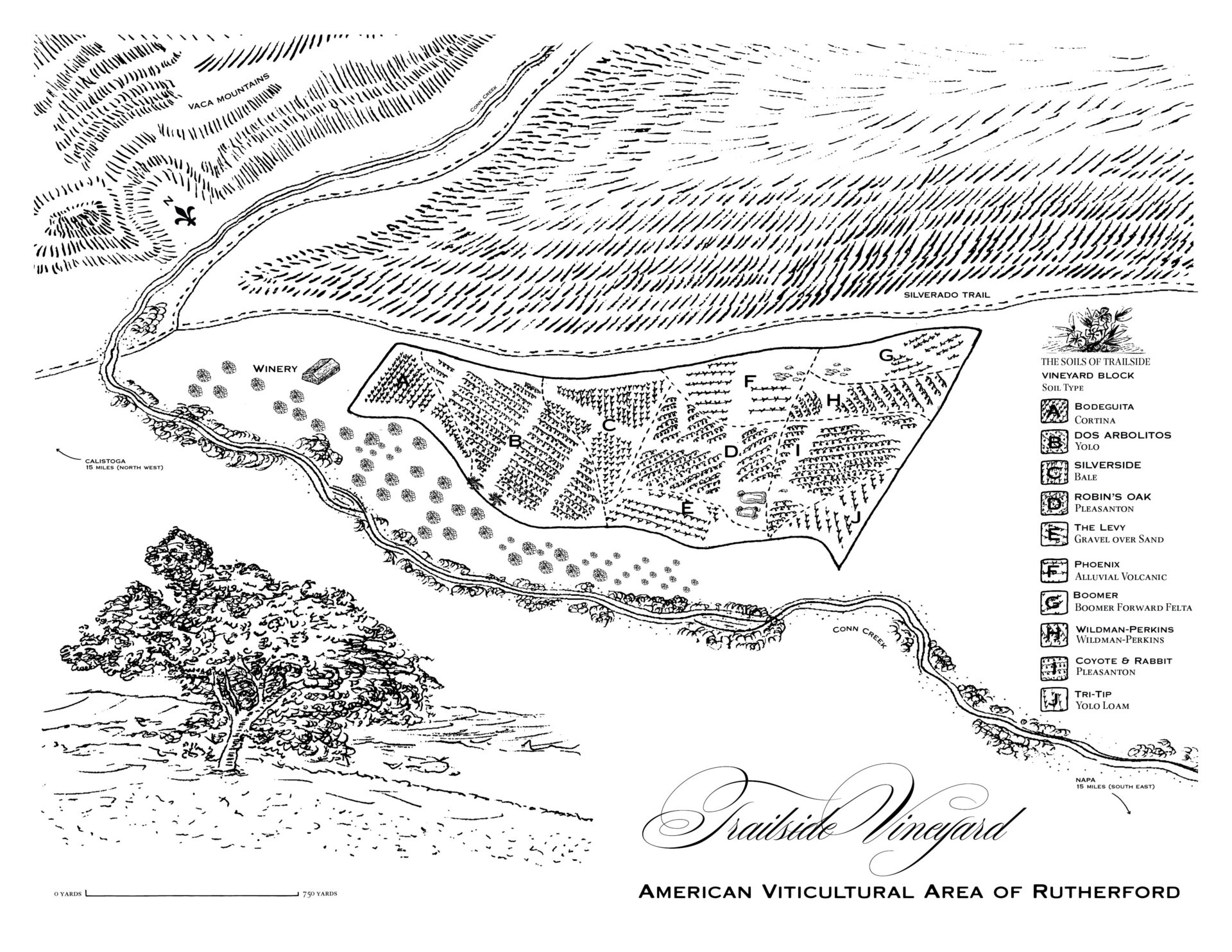 Trailside Map Illustration