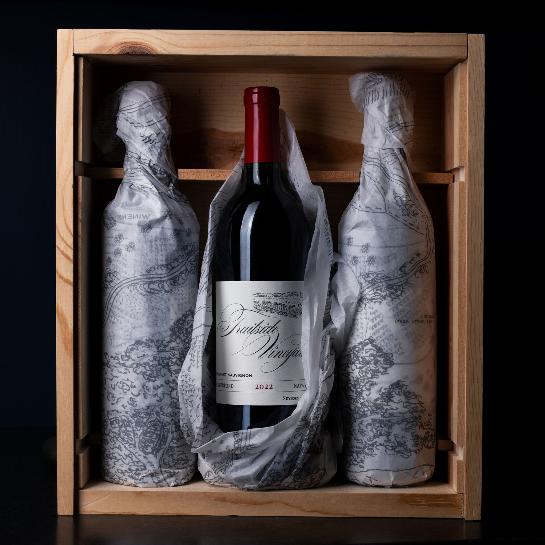 Trailside Vineyard 2022 Cabernet Sauvignon 3-Bottle Set